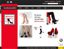 Tablet Screenshot of heaven-on-heels.de